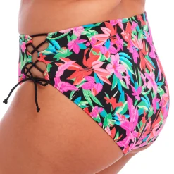 Bas De Maillot De Bain Culotte Haute Lacets