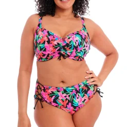 Bas De Maillot De Bain Culotte Haute Lacets
