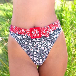 Bas De Maillot De Bain Culotte Haute Echancree