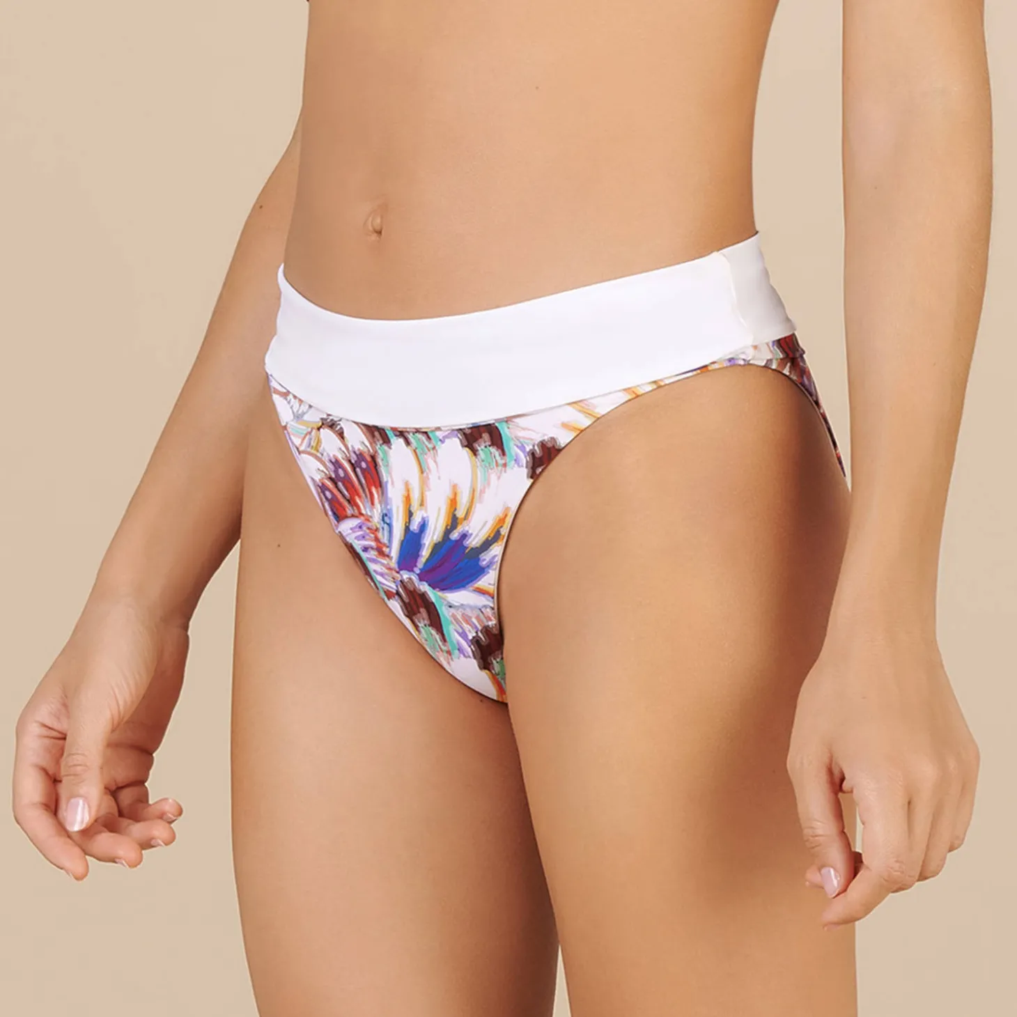 Bas De Maillot De Bain Culotte Haute Reversible Toby