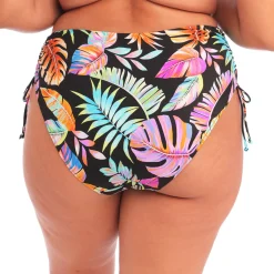 Bas De Maillot De Bain Culotte Haute Coulissante