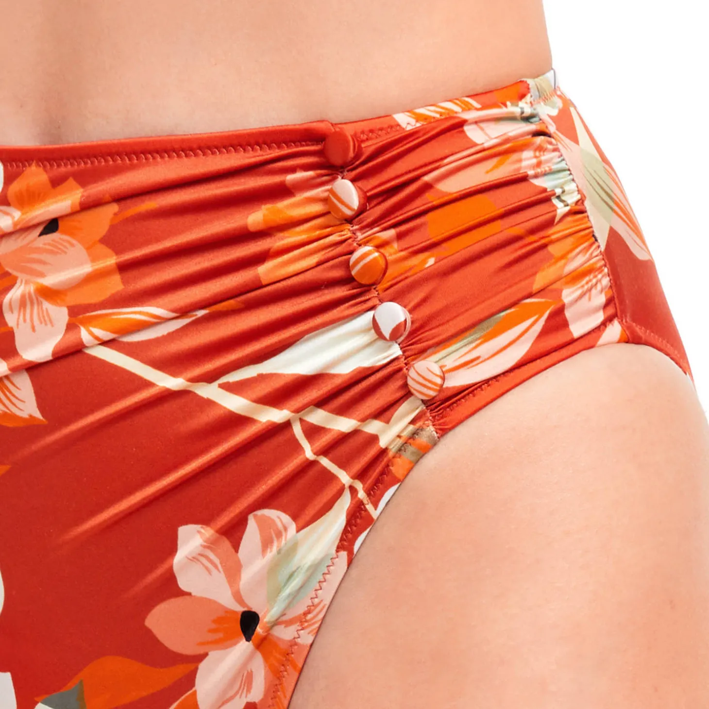Bas De Maillot De Bain Culotte Haute Echancree