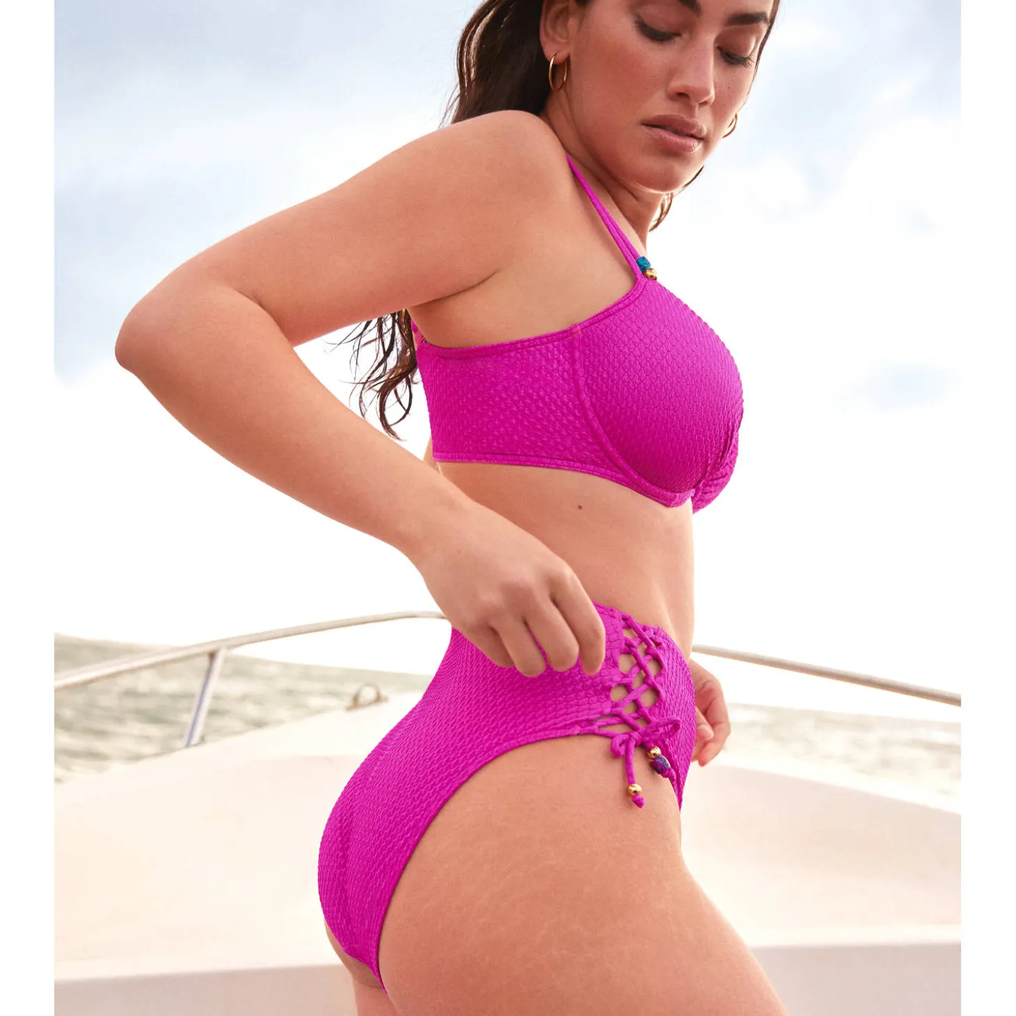Bas De Maillot De Bain Culotte Haute