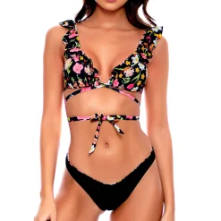 Bas De Maillot De Bain Slip Bresilien Reversible