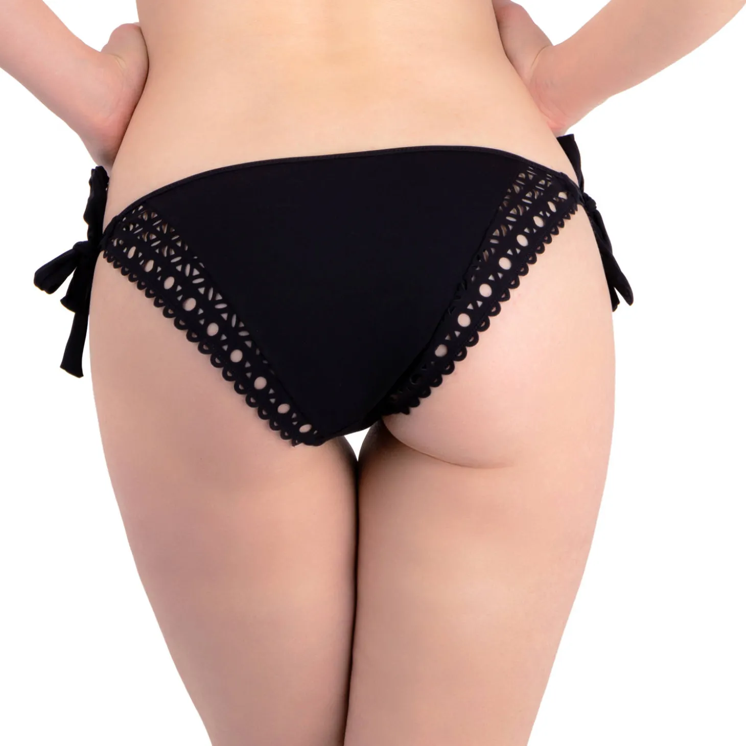 Bas De Maillot De Bain Slip Lacets