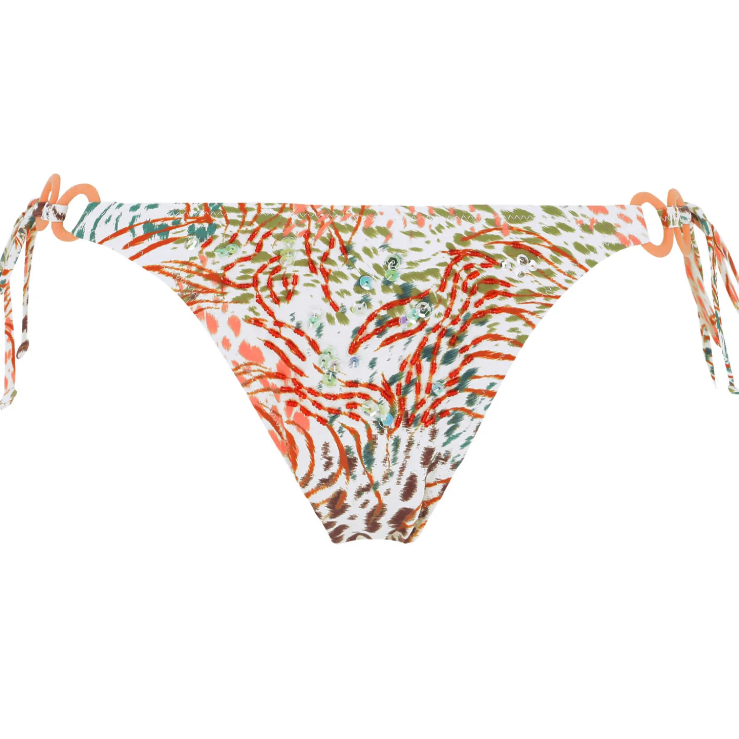 Bas De Maillot De Bain Slip Ficelles Cassis