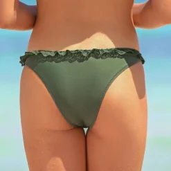 Bas De Maillot De Bain Slip Froufrou Frilly