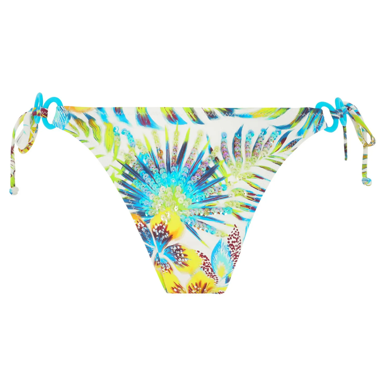 Bas De Maillot De Bain Slip Ficelles Cassis