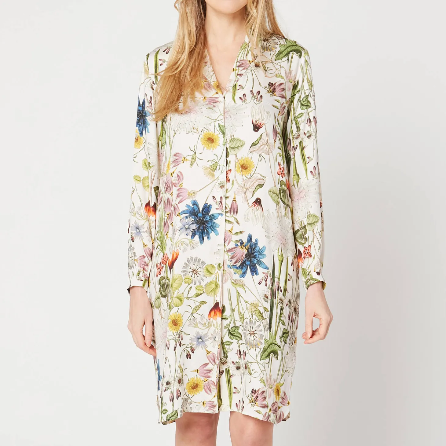 Chemise De Nuit Boutonnee