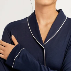 Chemise De Nuit Col Chemise