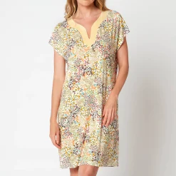Chemise De Nuit Col Tunisien