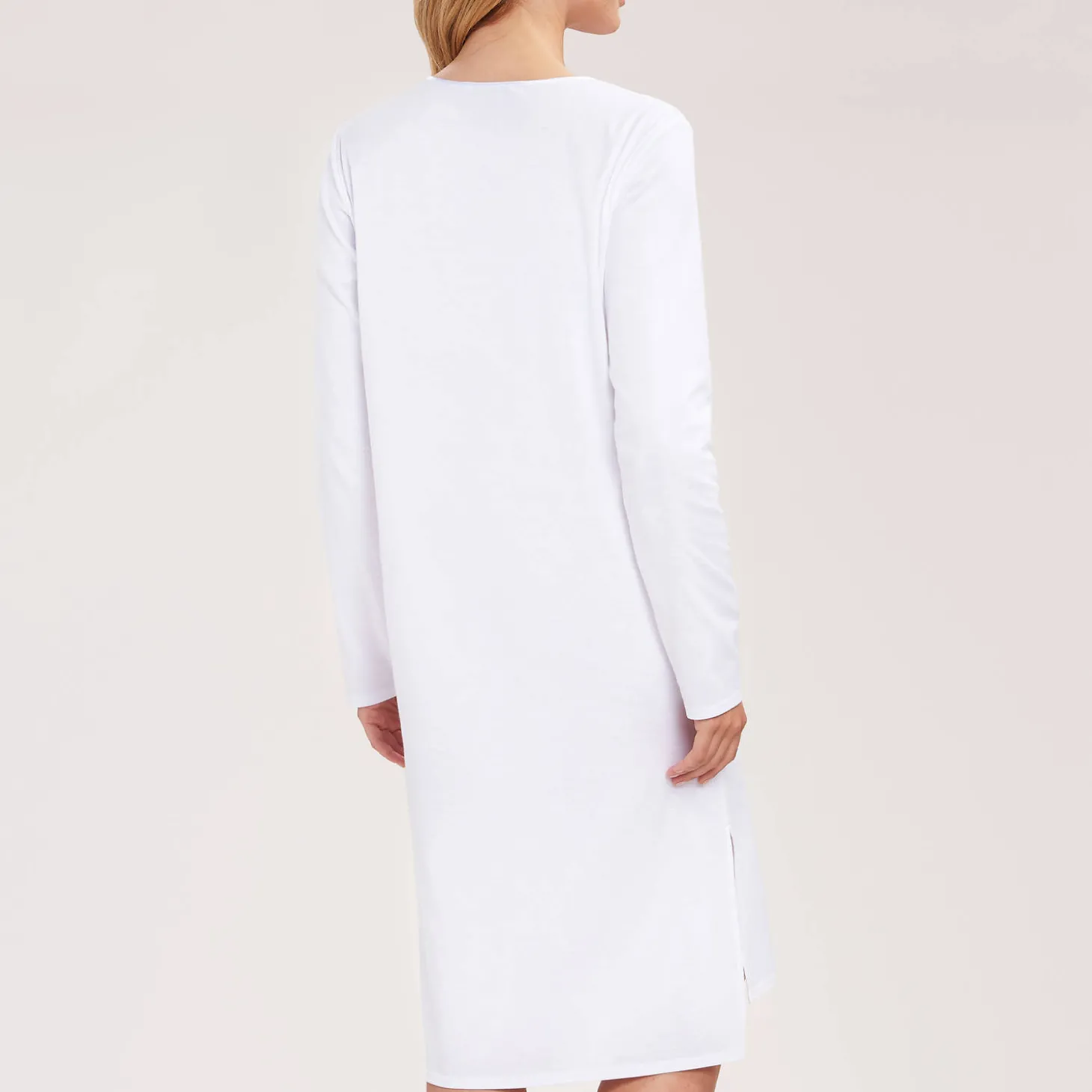 Chemise De Nuit Col V En Coton