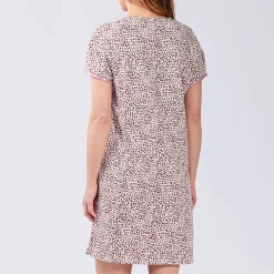 Chemise De Nuit Courte En Coton