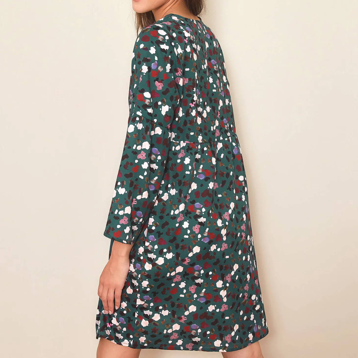 Chemise De Nuit Courte En Coton