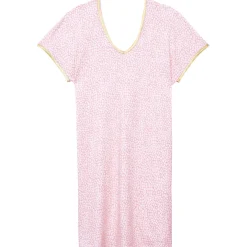Chemise De Nuit Courte En Coton