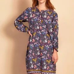 Chemise De Nuit Courte En Coton