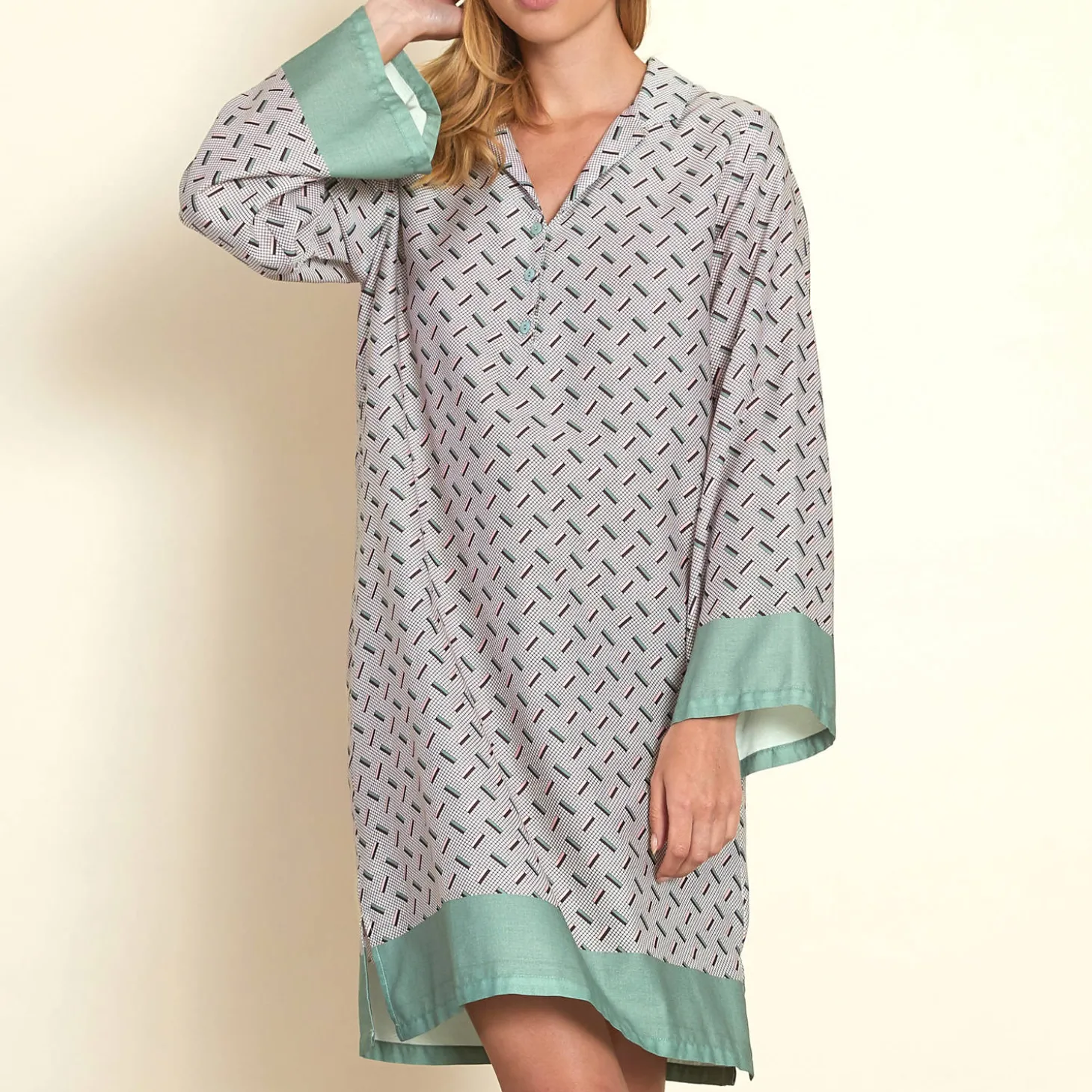 Chemise De Nuit En Coton
