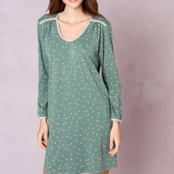 Chemise De Nuit En Coton