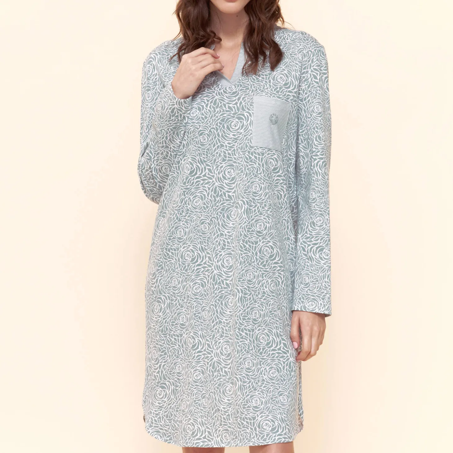 Chemise De Nuit En Coton