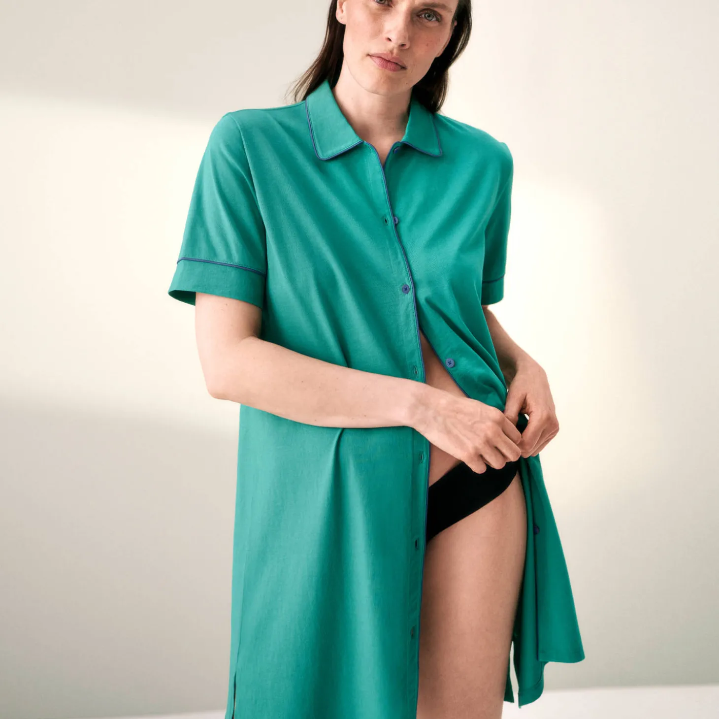 Chemise De Nuit En Coton