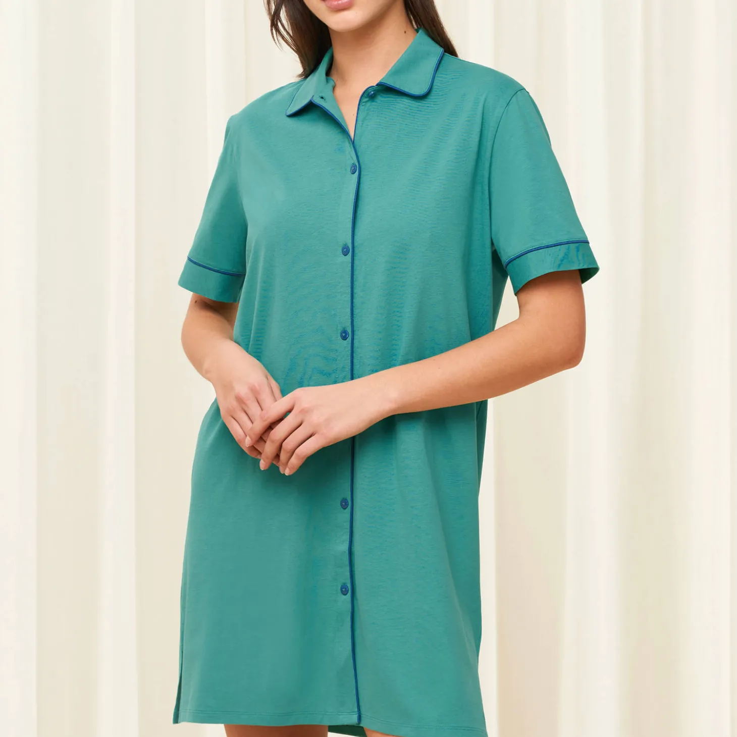 Chemise De Nuit En Coton