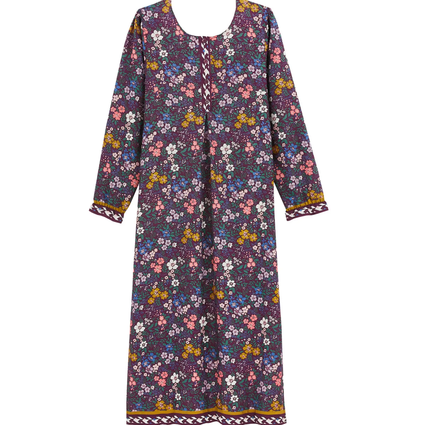 Chemise De Nuit Longue En Coton