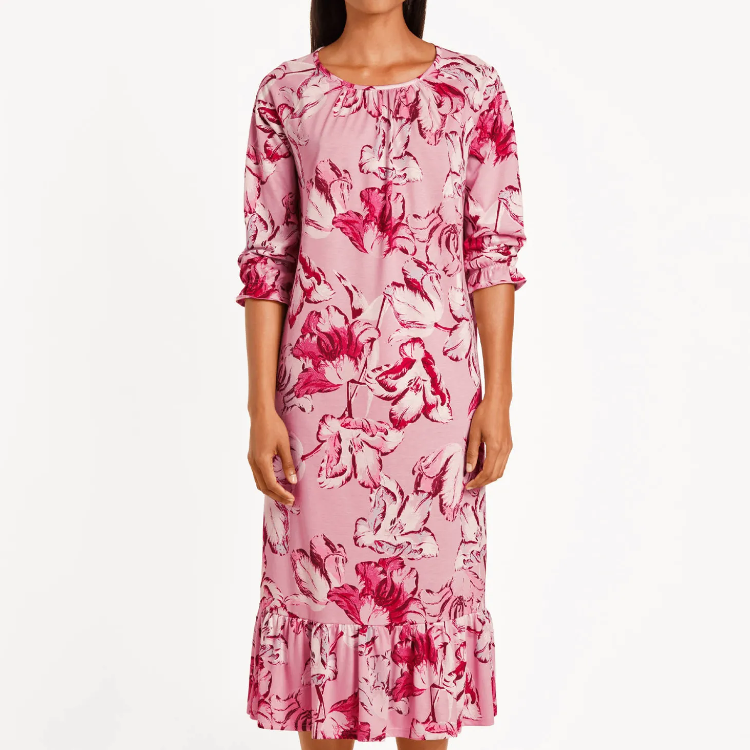 Chemise De Nuit Manches 3/4