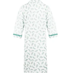 Chemise De Nuit Manches 3/4 En Coton
