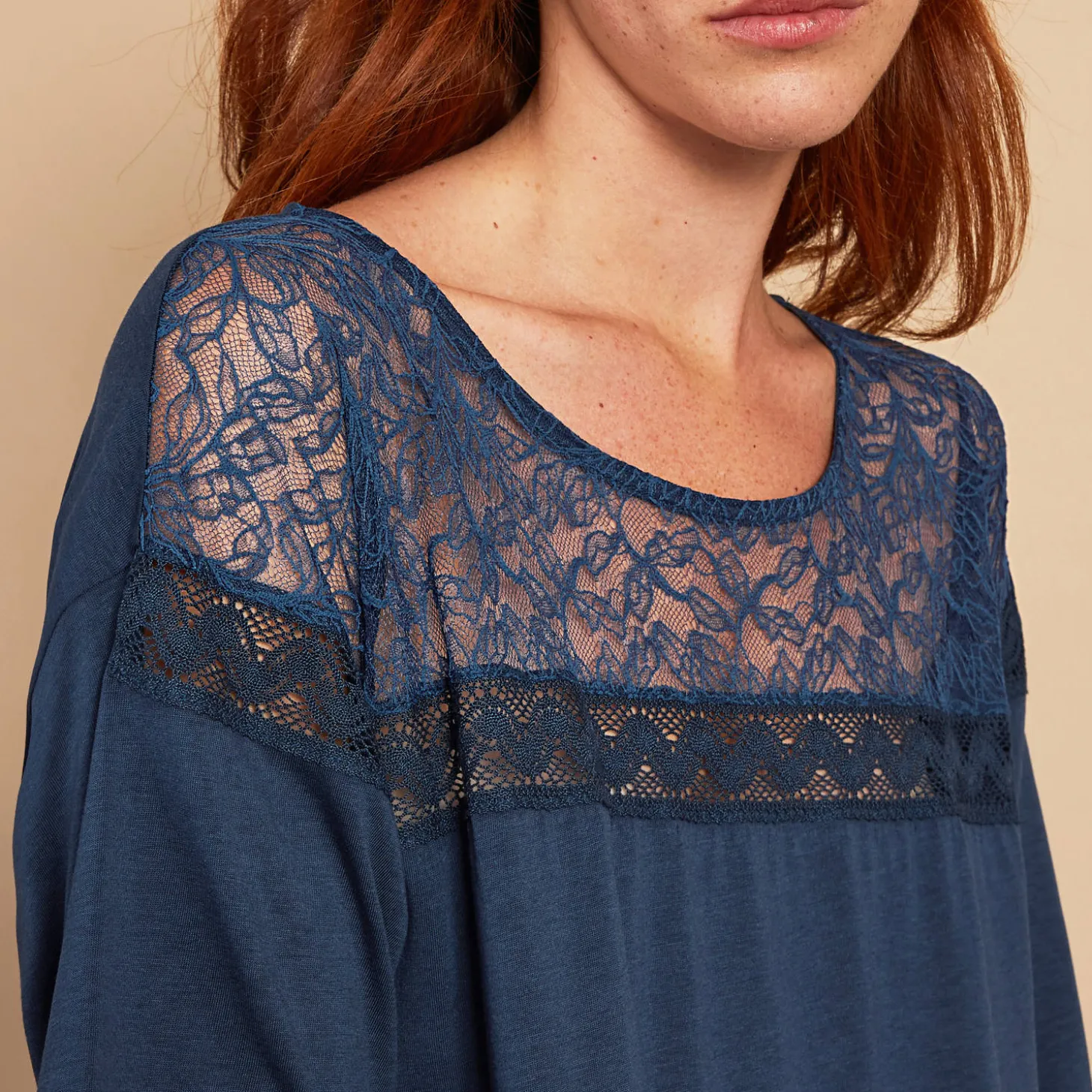 Chemise De Nuit Manches Courtes
