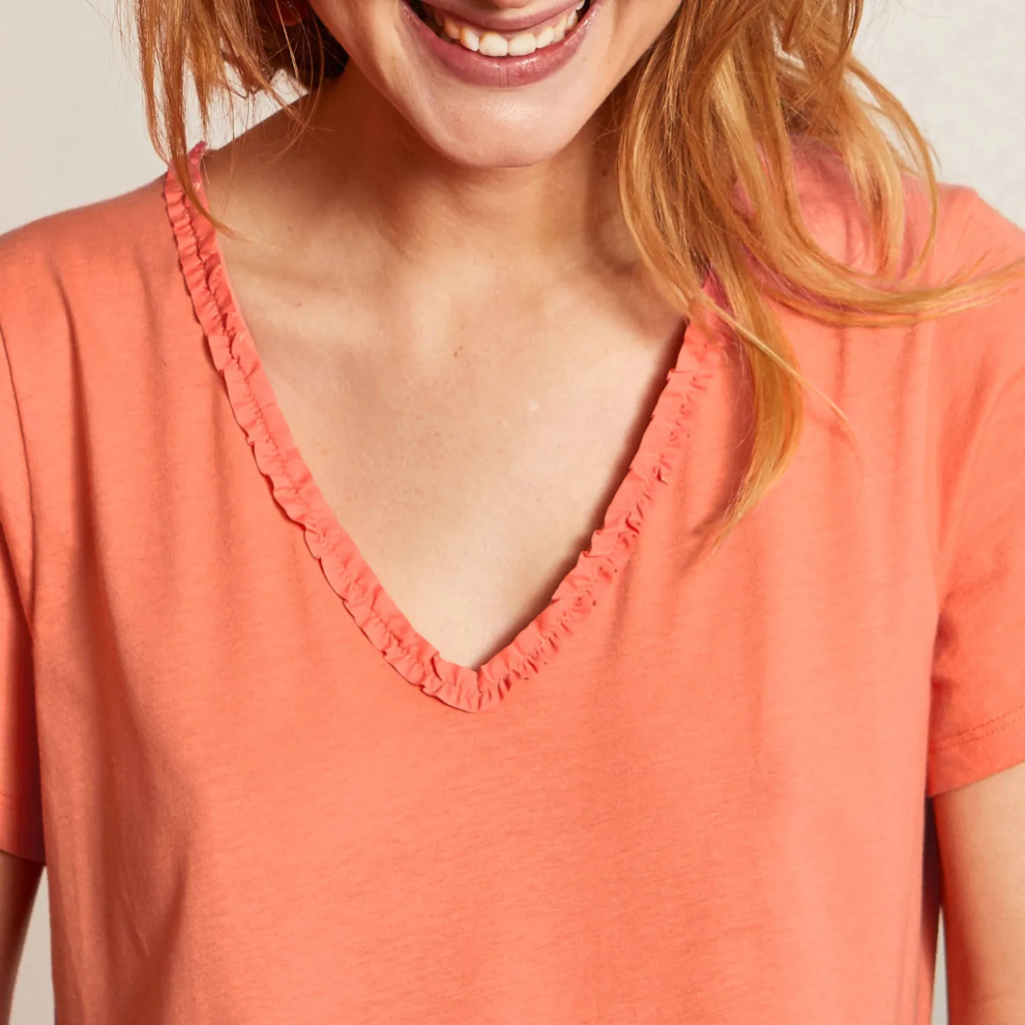 Chemise De Nuit Manches Courtes En Coton