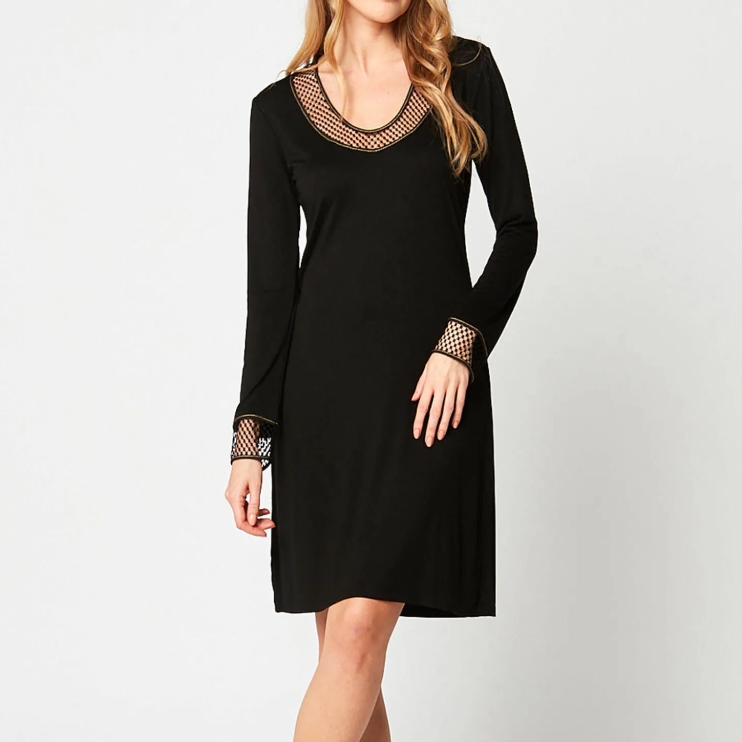 Chemise De Nuit Manches Longues