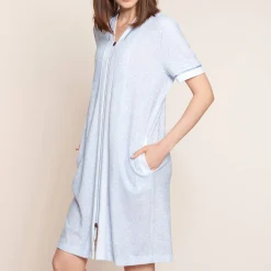 Chemise De Nuit Zippee En Coton