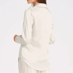 Chemisier De Pyjama En Soie