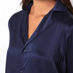 Chemisier De Pyjama En Soie