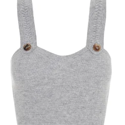 Crop Top En Laine Et Cachemire