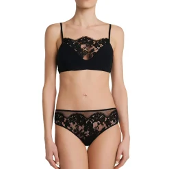 Culotte Haute En Dentelle Et Soie