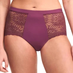 Culotte Haute Menstruelle Dentelle Graphique