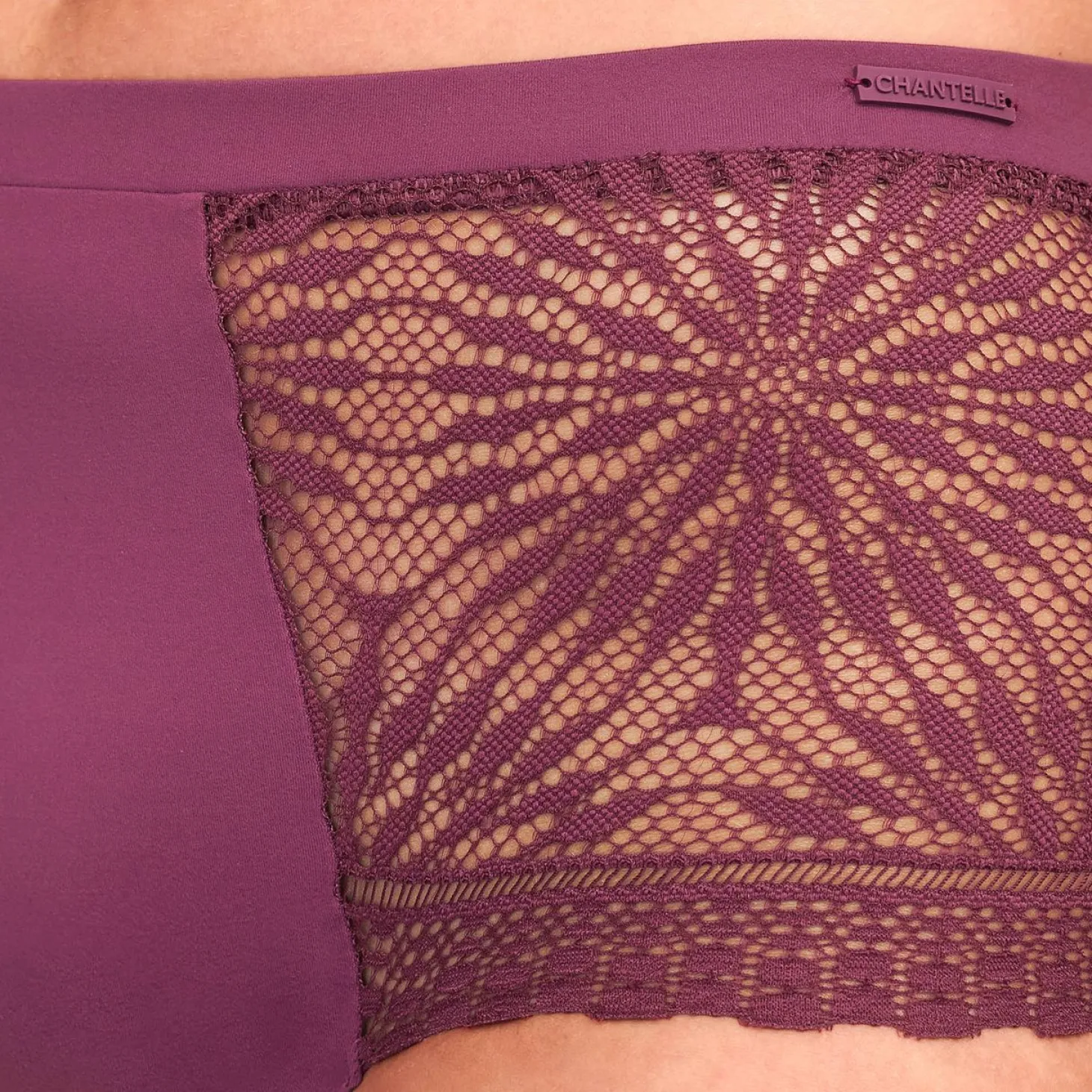 Culotte Haute Menstruelle Dentelle Graphique