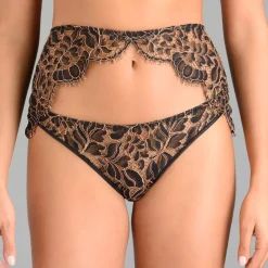 Culotte Haute Ouverte En Dentelle