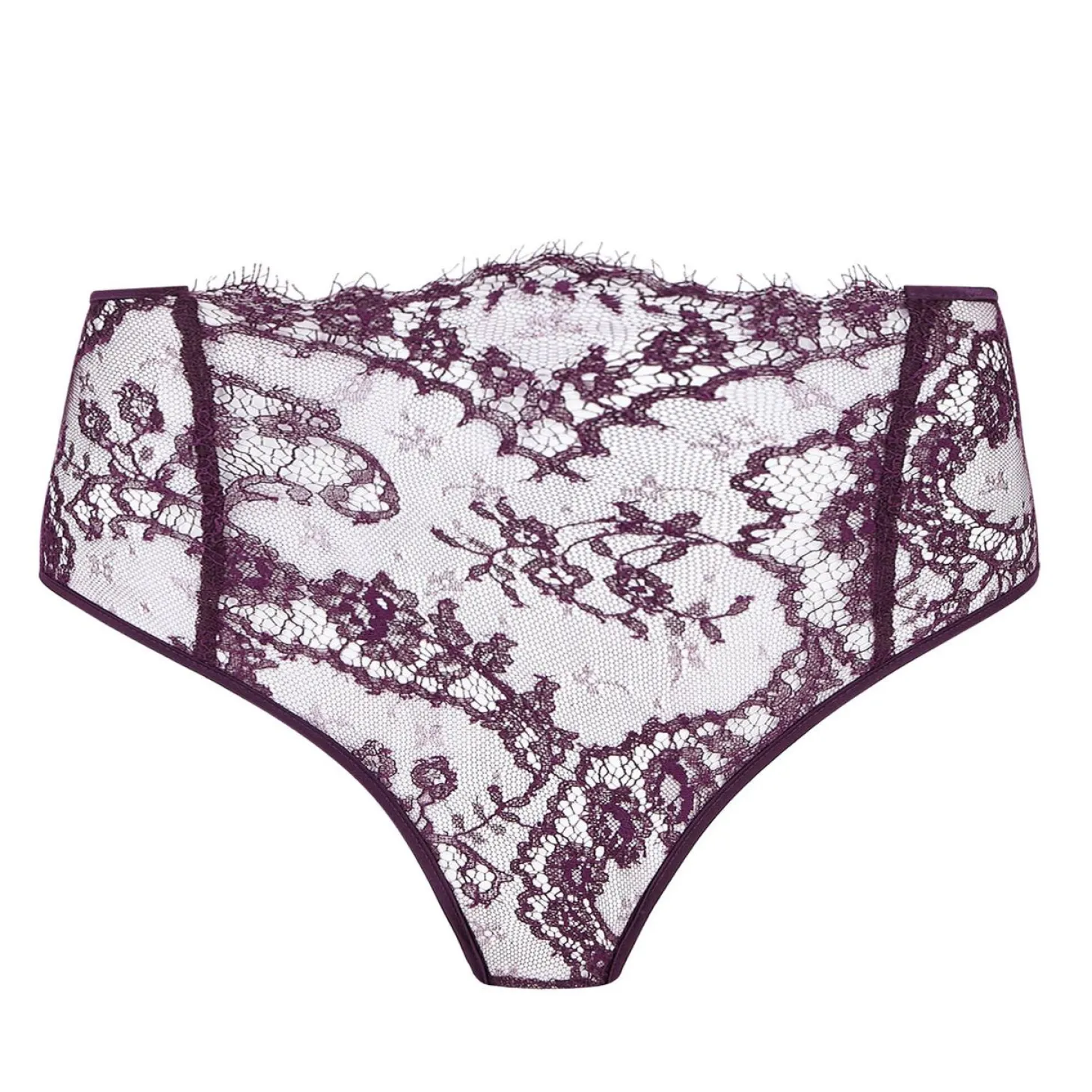 Culotte Haute Ouverte En Dentelle