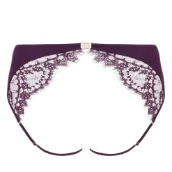 Culotte Haute Ouverte En Dentelle