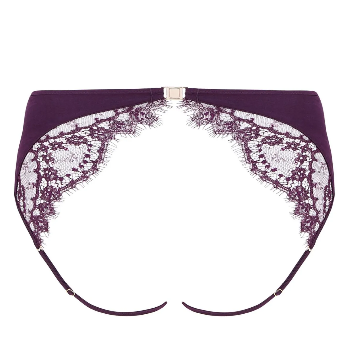 Culotte Haute Ouverte En Dentelle