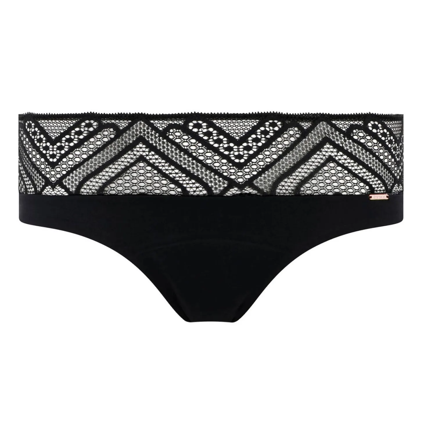 Culotte Menstruelle Dentelle Zigzag