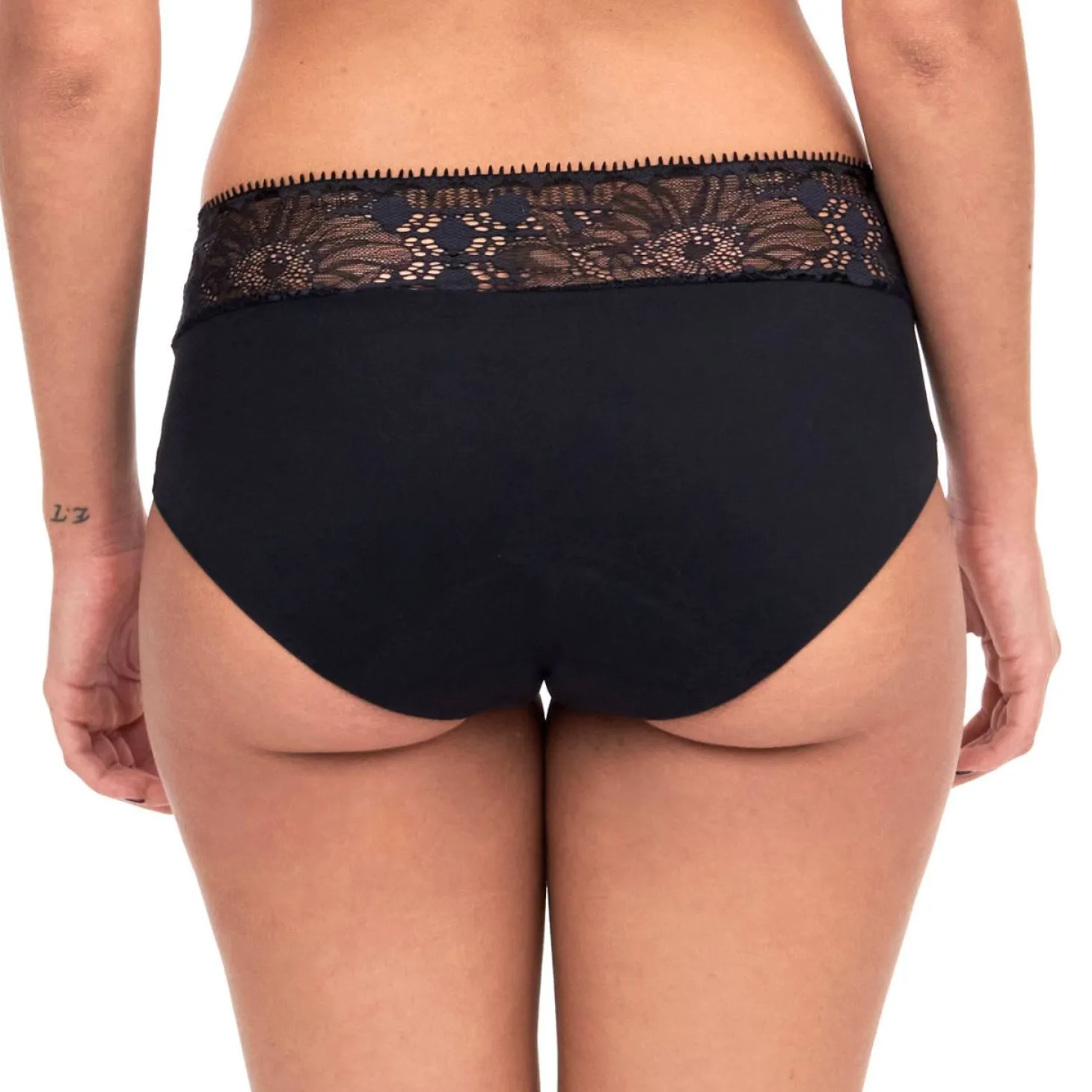 Culotte Menstruelle Dentelle Florale
