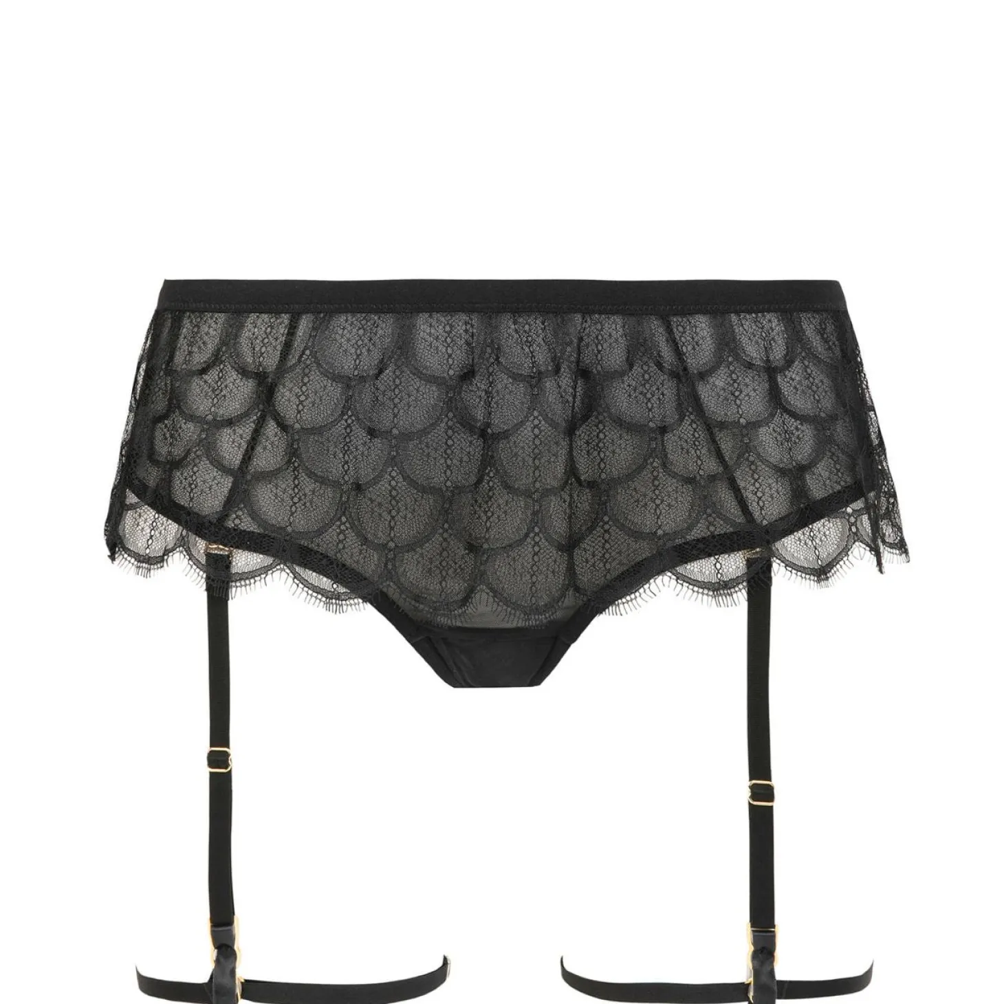 Culotte Ouverte Porte-Jarretelles En Dentelle