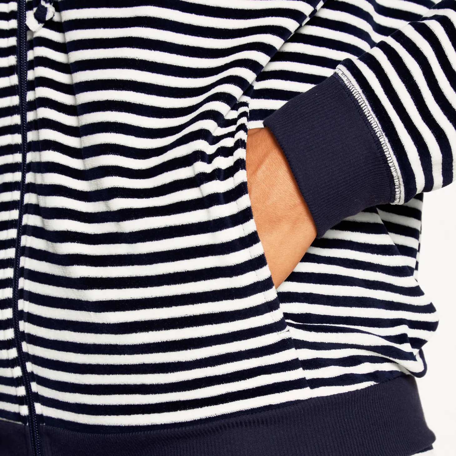 Gilet A Capuche En Coton