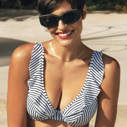Haut De Maillot De Bain Armatures A Volants