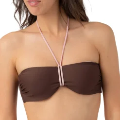 Haut De Maillot De Bain Bandeau Reversible