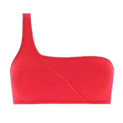 Haut De Maillot De Bain Bandeau Asymetrique Sans Armatures
