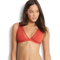 Haut De Maillot De Bain Triangle Decollete Plongeant